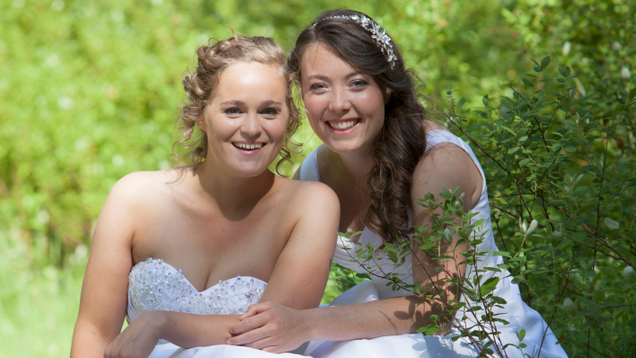 Illustration for article titled Are These Beautiful Photos Of Brides All From Same-Sex Marriages? Sure.
